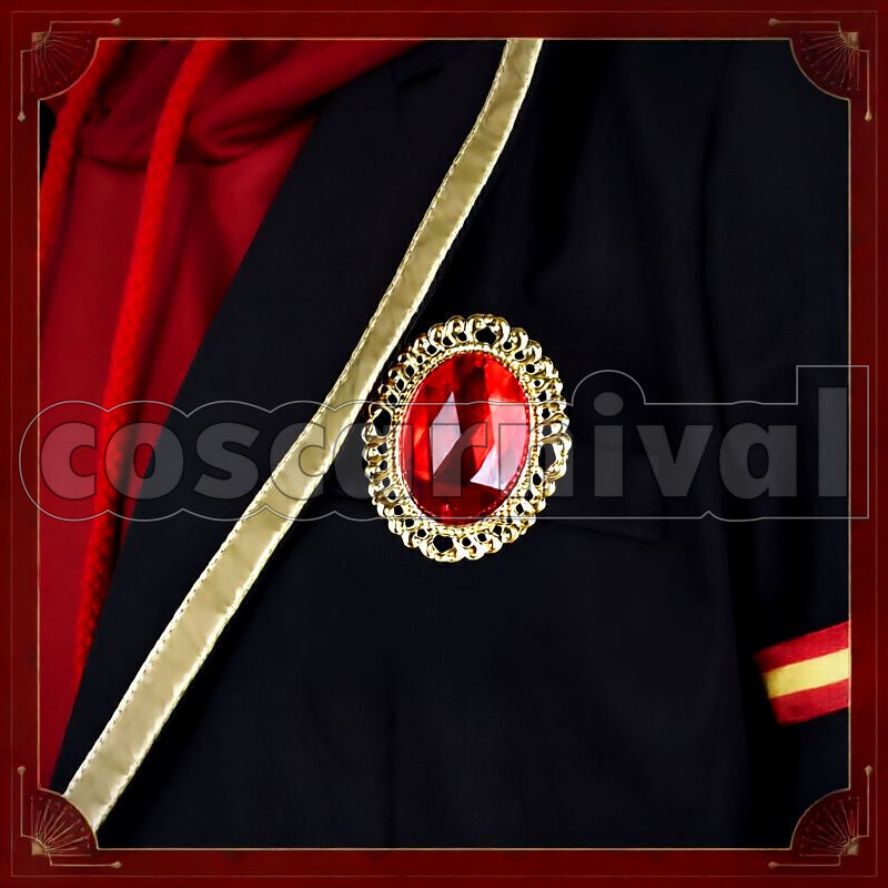 Viper Scarabia School Uniform Cosplay cosplay costume from Disney Twisted-Wonderland Jamil, detail-2