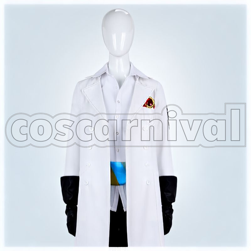 Al-Asim Lab Coat Cosplay cosplay costume from Disney Twisted-Wonderland Kalim, front view 1