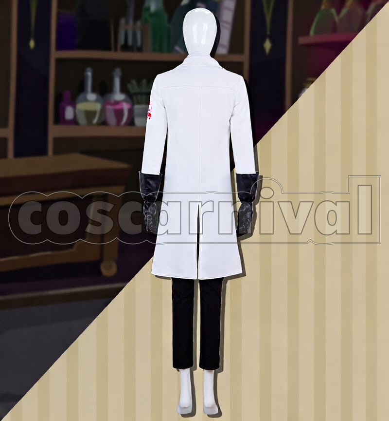 Al-Asim Lab Coat Cosplay cosplay costume from Disney Twisted-Wonderland Kalim, back view 1