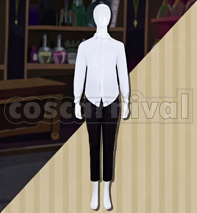 Al-Asim Lab Coat Cosplay cosplay costume from Disney Twisted-Wonderland Kalim, front view 3