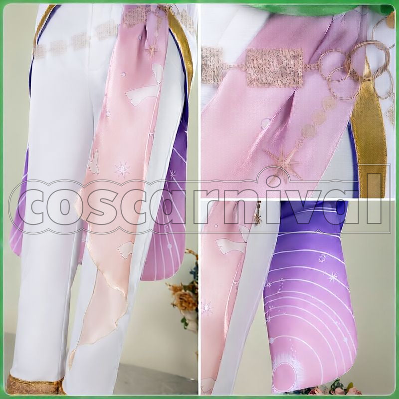 Al-Asim Night Sky's Chiffon Cosplay cosplay costume from Disney Twisted-Wonderland Kalim, detail-3