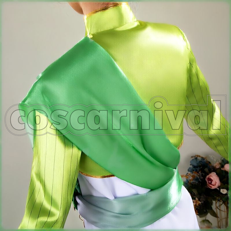 Al-Asim Night Sky's Chiffon Cosplay cosplay costume from Disney Twisted-Wonderland Kalim, back view 2