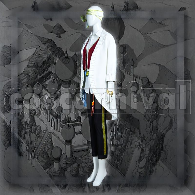 Al-Asim Scarabia School Uniform Cosplay cosplay costume from Disney Twisted-Wonderland Kalim, front view 4