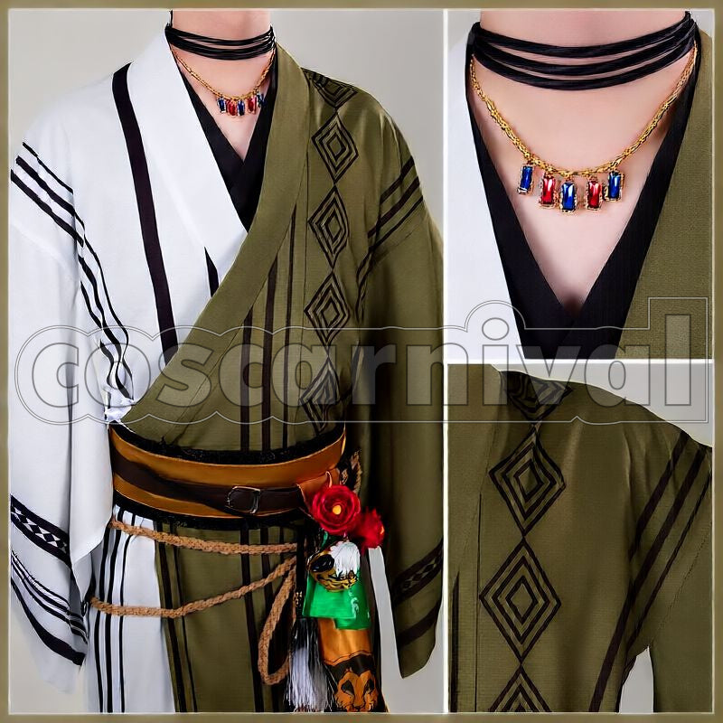 Kingscholar Sam's New Year Sale 2026 Cosplay cosplay costume from Disney Twisted-Wonderland Leona, front view 4