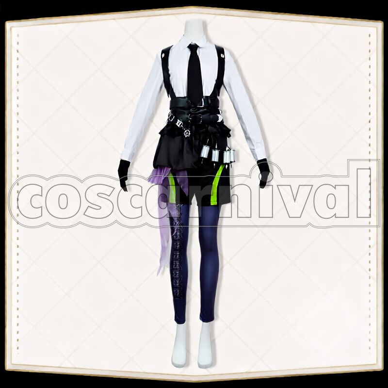 Vanrouge Diasomnia Dorm Uniform Cosplay cosplay costume from Disney Twisted-Wonderland Lilia, front view 3