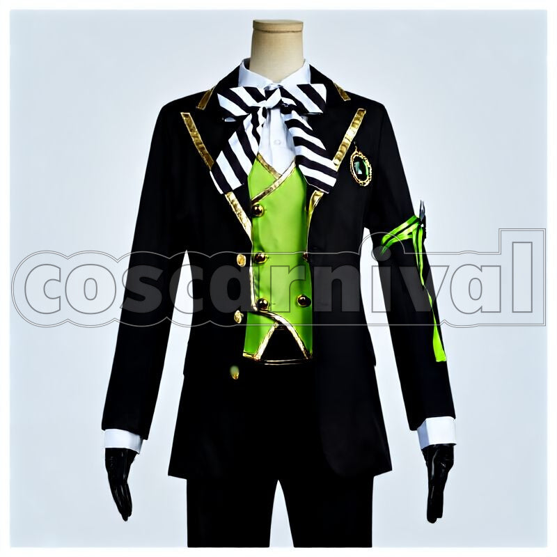 Vanrouge Diasomnia School Uniform Cosplay cosplay costume from Disney Twisted-Wonderland Lilia, front view 1