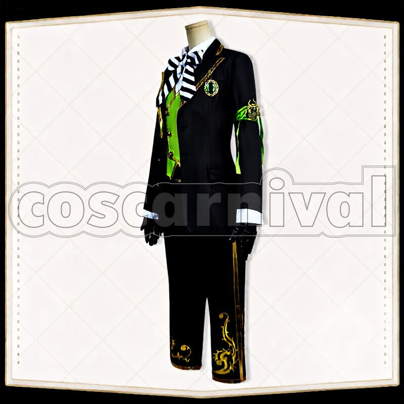 Vanrouge Diasomnia School Uniform Cosplay cosplay costume from Disney Twisted-Wonderland Lilia, front view 3