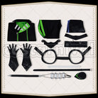 Draconia Diasomnia Dorm Uniform Cosplay cosplay costume from Disney Twisted-Wonderland Malleus, set view