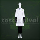 Draconia Lab Coat Cosplay cosplay costume from Disney Twisted-Wonderland Malleus, front view 2