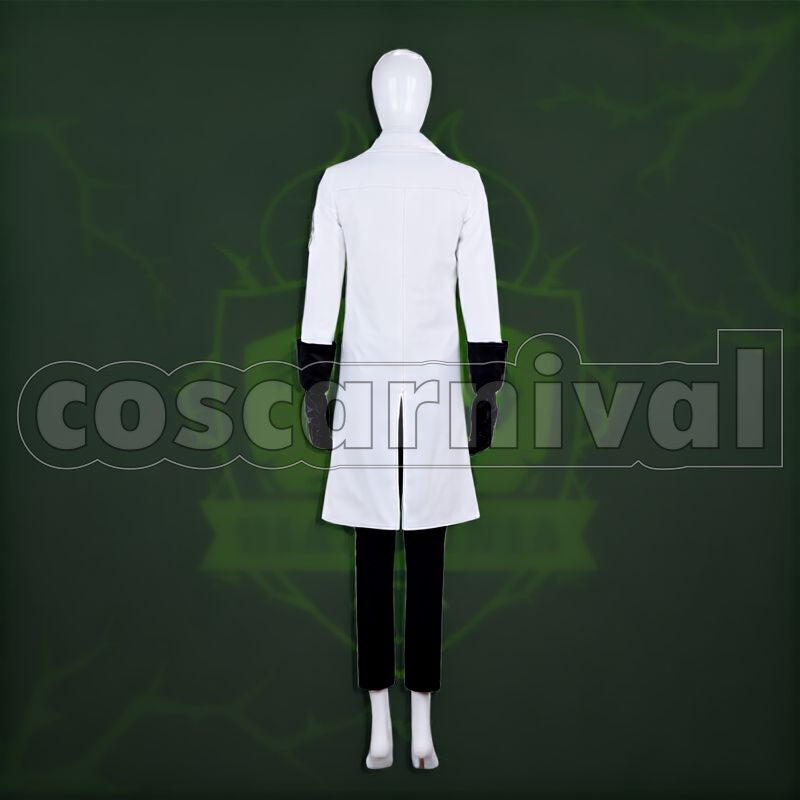 Draconia Lab Coat Cosplay cosplay costume from Disney Twisted-Wonderland Malleus, back view