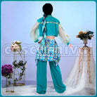 Tealrajah Dunasmina Cosplay cosplay costume from Disney Twisted-Wonderland Minajael, back view 1