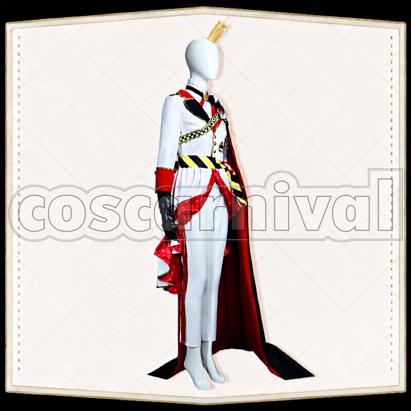 Rosehearts Heartslabyul Dorm Uniform Cosplay cosplay costume from Disney Twisted-Wonderland Riddle, side view 1