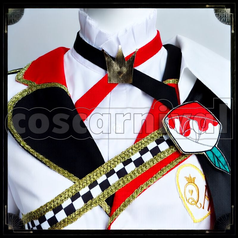 Rosehearts Heartslabyul Dorm Uniform Cosplay cosplay costume from Disney Twisted-Wonderland Riddle, detail-1