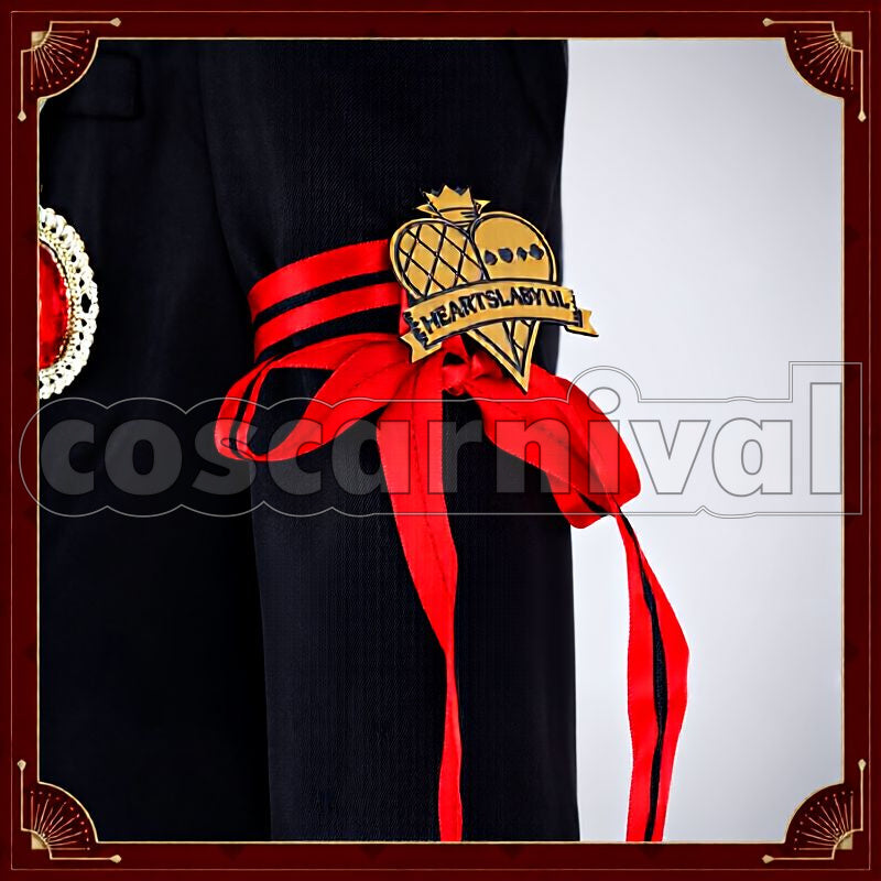 Rosehearts Heartslabyul School Uniform Cosplay cosplay costume from Disney Twisted-Wonderland Riddle, detail-2