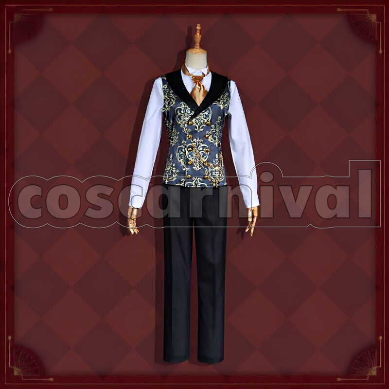 Rosehearts Heartslabyul Suitor Suit Cosplay cosplay costume from Disney Twisted-Wonderland Riddle, front view 3