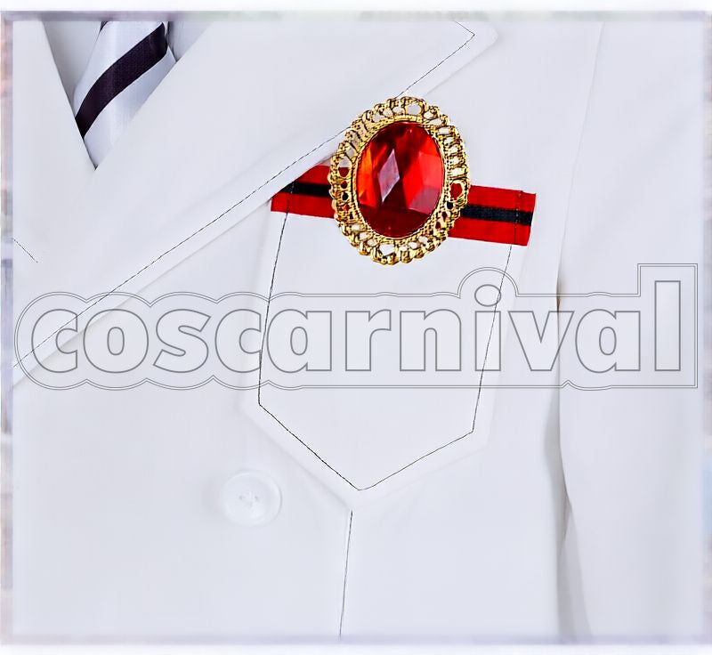 Rosehearts Lab Coat Cosplay cosplay costume from Disney Twisted-Wonderland Riddle, detail-2