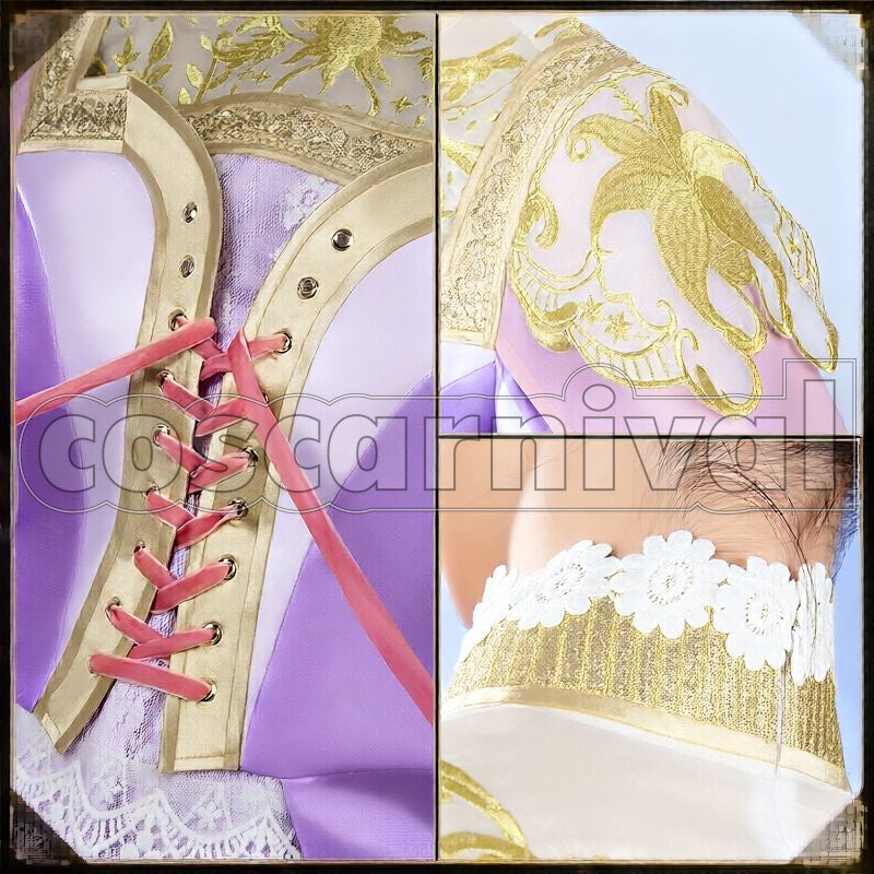 Rosehearts Night Sky's Chiffon Cosplay cosplay costume from Disney Twisted-Wonderland Riddle, detail-3