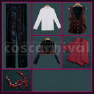Rosehearts Shore's Celebration Cosplay cosplay costume from Disney Twisted-Wonderland Riddle, set view
