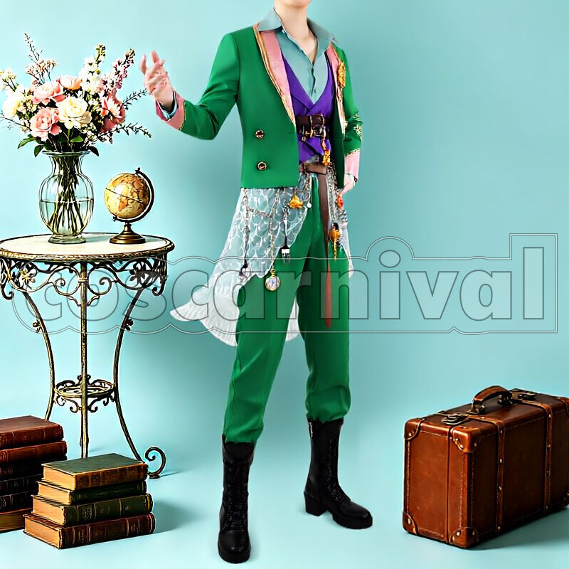 Corallia Marinafinne Cosplay cosplay costume from Disney Twisted-Wonderland Rielle, front view 2