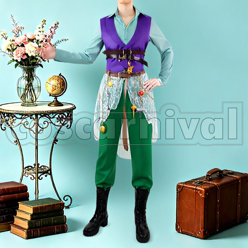 Corallia Marinafinne Cosplay cosplay costume from Disney Twisted-Wonderland Rielle, front view 4