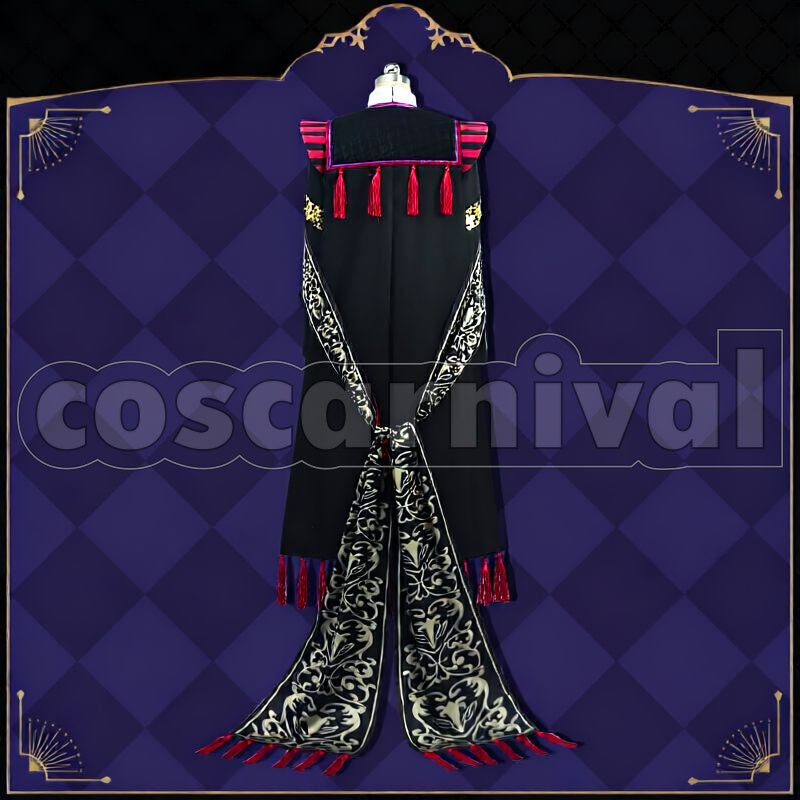 Flamme Cosplay cosplay costume from Disney Twisted-Wonderland Rollo, back view 1