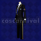 Hunt Pomefiore School Uniform Cosplay cosplay costume from Disney Twisted-Wonderland Rook, side view