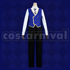 Hunt Pomefiore School Uniform Cosplay cosplay costume from Disney Twisted-Wonderland Rook, front view 3