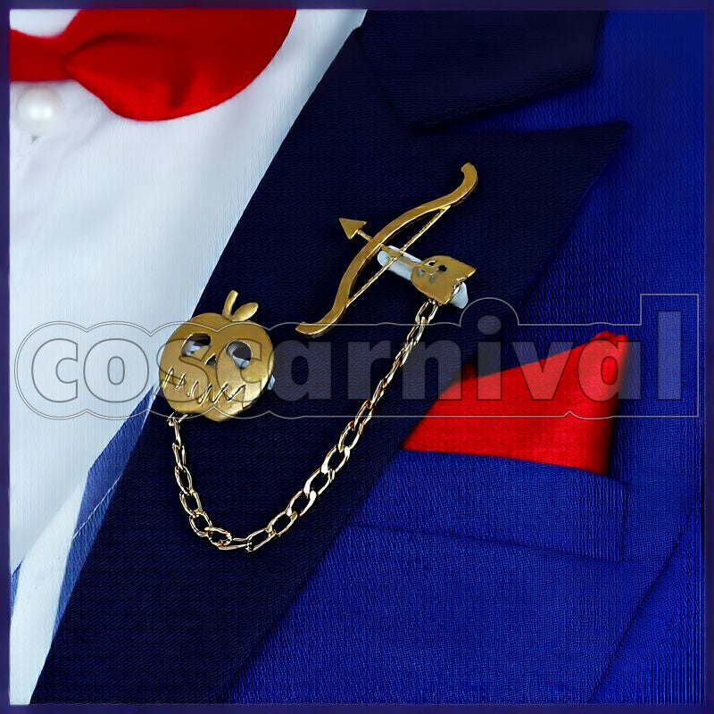 Hunt Suitor Suit Cosplay cosplay costume from Disney Twisted-Wonderland Rook, accessory view