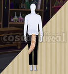 Bucchi, Leona Kingscholar Lab Coat Cosplay cosplay costume from Disney Twisted-Wonderland Ruggie, back view 2