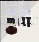 Bucchi, Rook Hunt Lab Coat Cosplay cosplay costume from Disney Twisted-Wonderland Ruggie, set view
