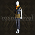 Bucchi Savanaclaw Dorm Uniform Cosplay cosplay costume from Disney Twisted-Wonderland Ruggie, side view 2