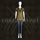 Bucchi Savanaclaw Dorm Uniform Cosplay cosplay costume from Disney Twisted-Wonderland Ruggie, front view 3