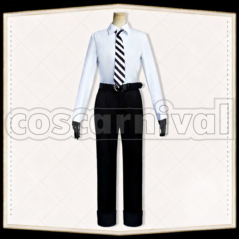 Bucchi Savanaclaw School Uniform Cosplay cosplay costume from Disney Twisted-Wonderland Ruggie, front view 5
