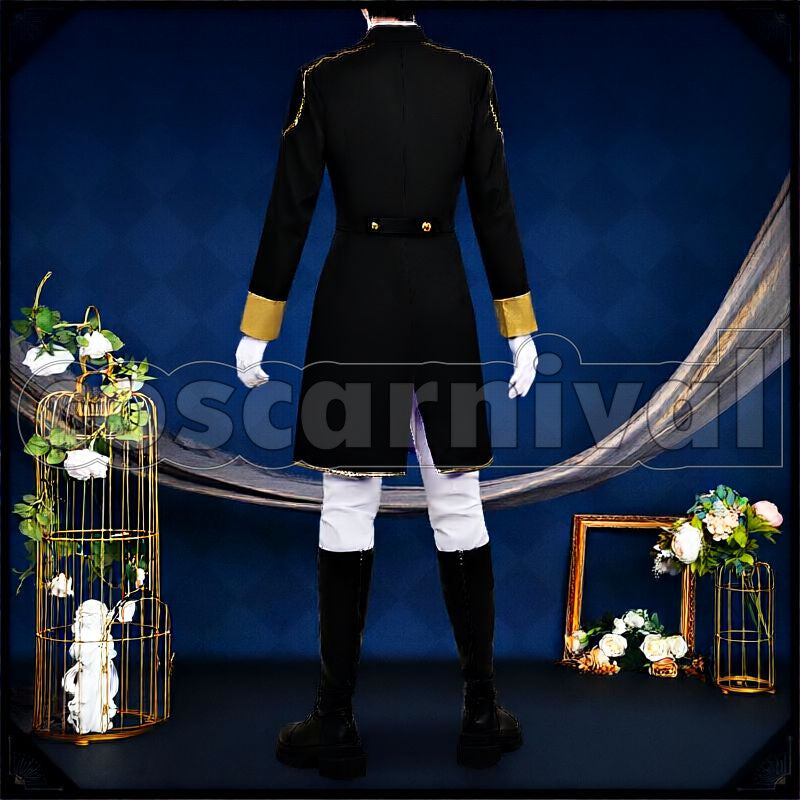 Zigvolt Equestrian Club Club Wear Cosplay cosplay costume from Disney Twisted-Wonderland Sebek, back view 1