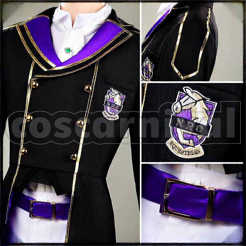 Zigvolt Equestrian Club Club Wear Cosplay cosplay costume from Disney Twisted-Wonderland Sebek, front view 6