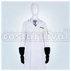 Zigvolt Lab Coat Cosplay cosplay costume from Disney Twisted-Wonderland Sebek, front view 1