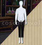 Zigvolt Lab Coat Cosplay cosplay costume from Disney Twisted-Wonderland Sebek, front view 3