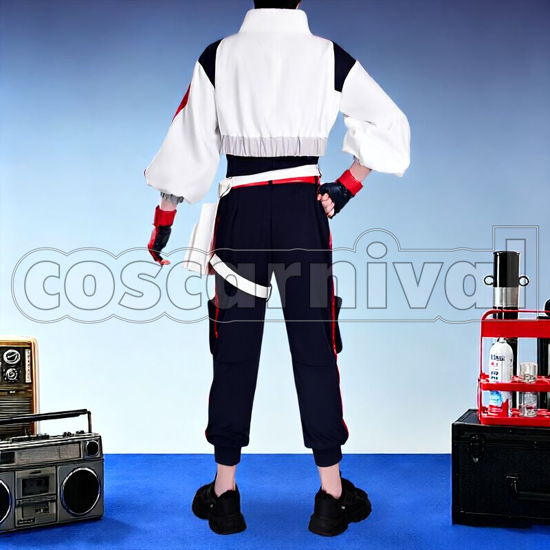 Collab Outfit Cosplay cosplay costume from Disney Twisted-Wonderland Silver, back view 1
