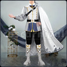 Dawn Armor Cosplay cosplay costume from Disney Twisted-Wonderland Silver, front view 2