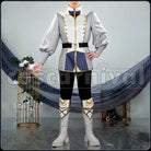 Dawn Armor Cosplay cosplay costume from Disney Twisted-Wonderland Silver, front view 3
