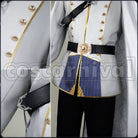 Dawn Armor Cosplay cosplay costume from Disney Twisted-Wonderland Silver, front view 5