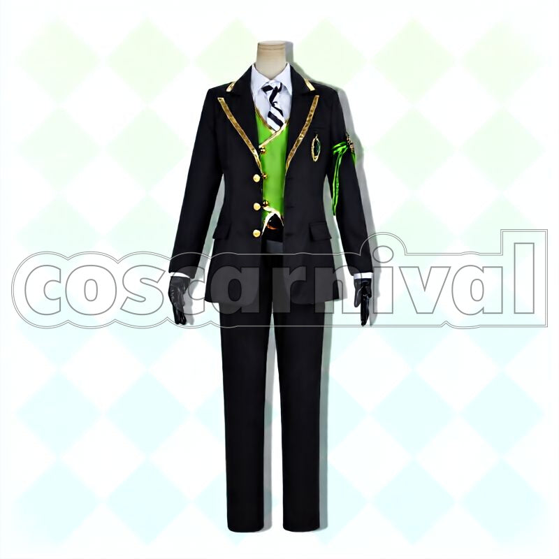 Diasomnia School Uniform Cosplay cosplay costume from Disney Twisted-Wonderland Silver, front view 2