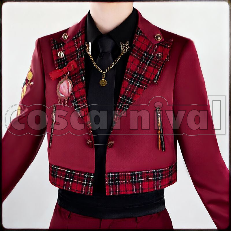 La Bonbonnière Cosplay cosplay costume from Disney Twisted-Wonderland Silver, front view 4