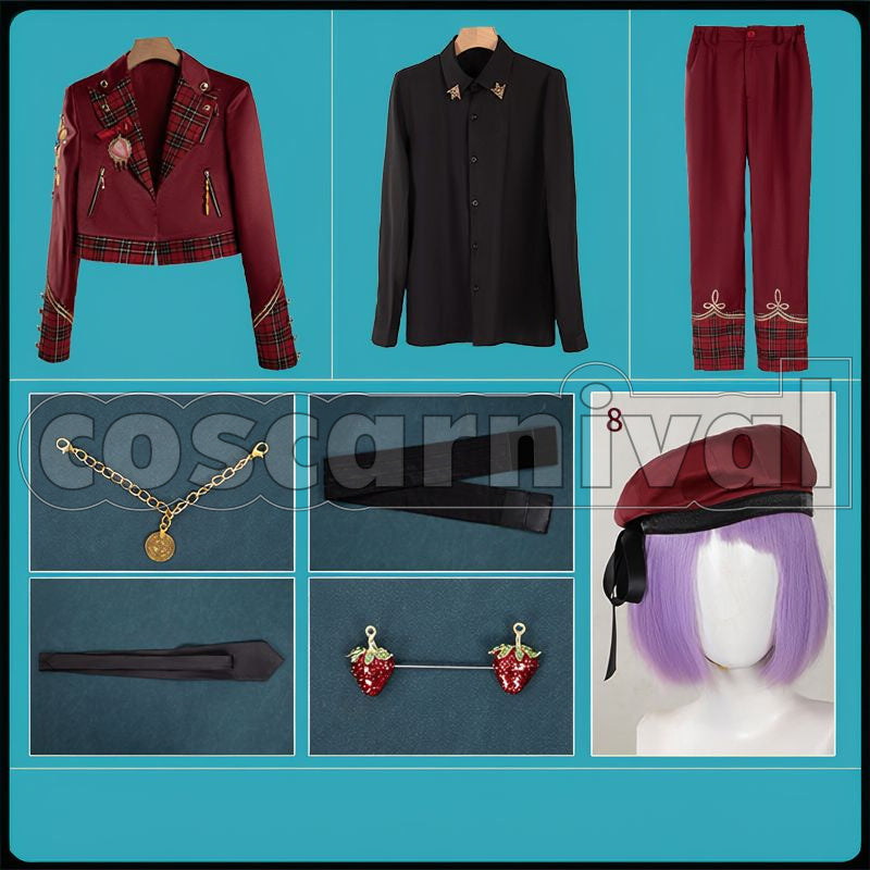 La Bonbonnière Cosplay cosplay costume from Disney Twisted-Wonderland Silver, set view
