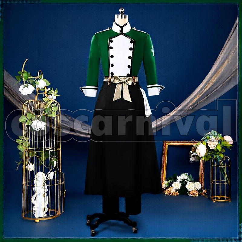 Riddle Rosehearts The Culinary Crucible Cosplay cosplay costume from Disney Twisted-Wonderland Silver, front view 2