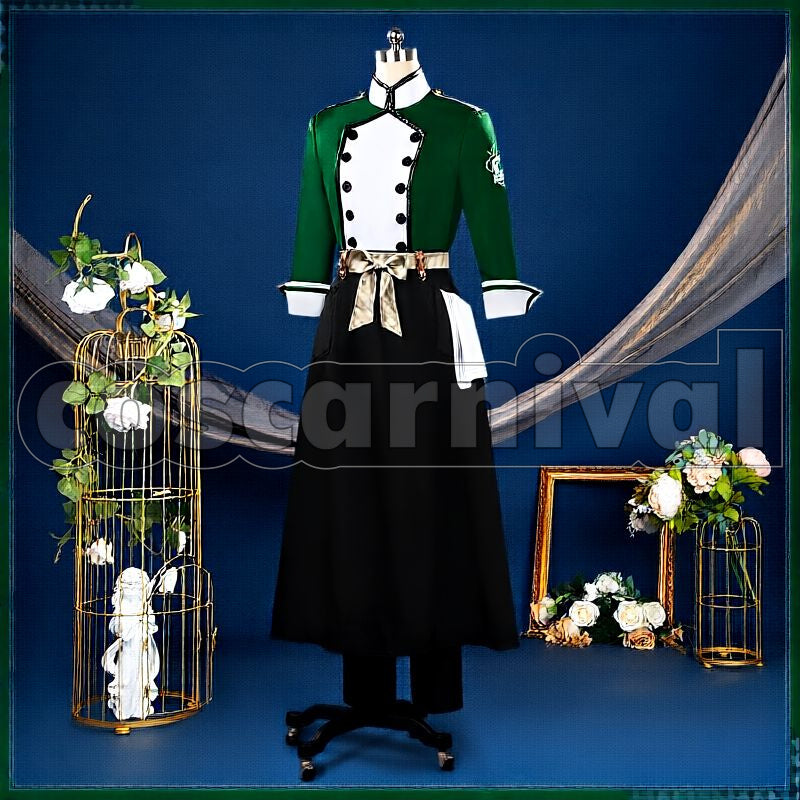 Riddle Rosehearts The Culinary Crucible Cosplay cosplay costume from Disney Twisted-Wonderland Silver, front view 3