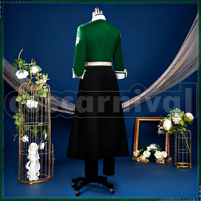 Riddle Rosehearts The Culinary Crucible Cosplay cosplay costume from Disney Twisted-Wonderland Silver, back view
