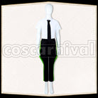 Sebek Zigvolt Diasomnia Dorm Uniform Cosplay cosplay costume from Disney Twisted-Wonderland Silver, front view 5