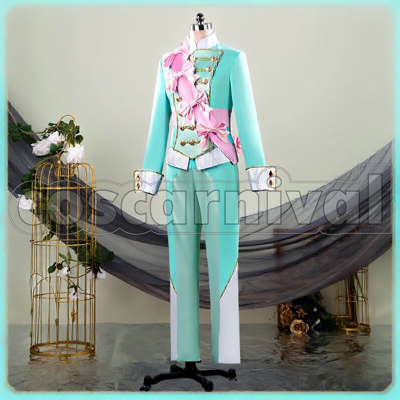White Rabbit Fest Cosplay cosplay costume from Disney Twisted-Wonderland Silver, front view 3