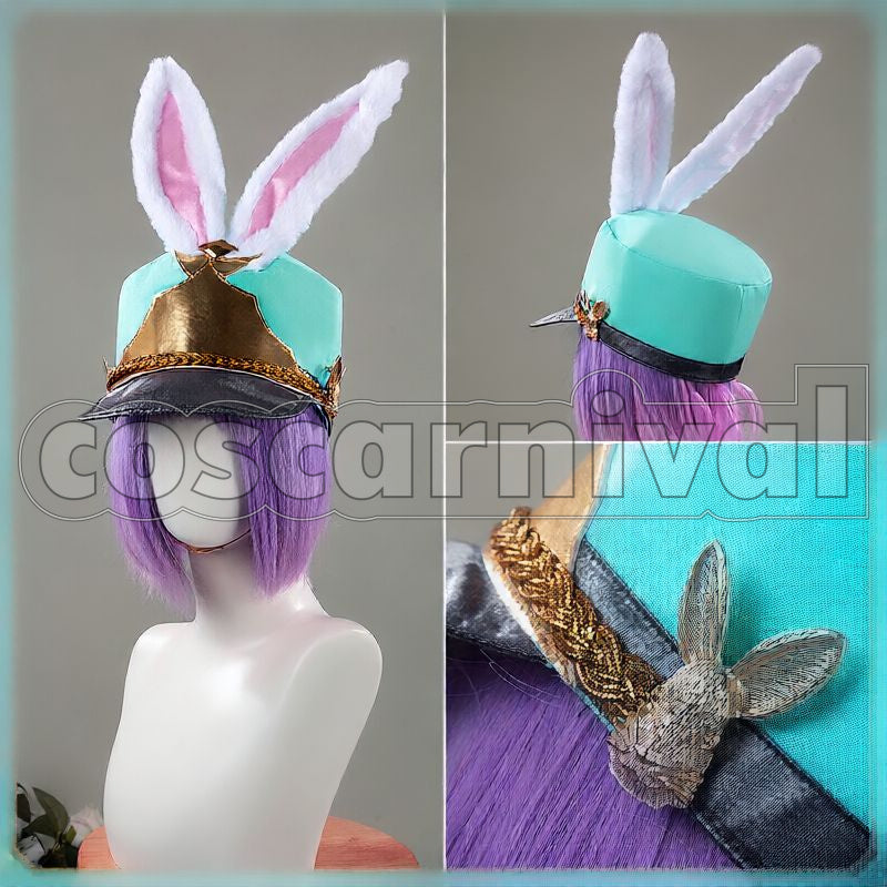 White Rabbit Fest Cosplay cosplay costume from Disney Twisted-Wonderland Silver, accessory view 1